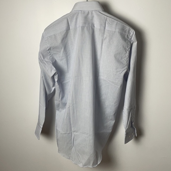 VINTAGE Bryan Marc Blue Button Up Shirt - Picture 2 of 6